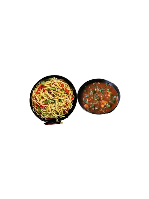 Veg Noodles With Hot Garlic Sauce