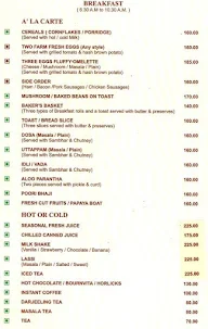 Ripples - Hotel Man Singh menu 6