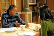 Tshepo Maseko as Parsons Matabane with on-screen wife Hlubi Mboya who was Nandipha Sithole.