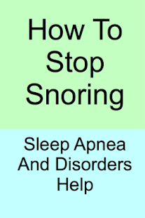 Free Download How To Stop Snoring APK for Android