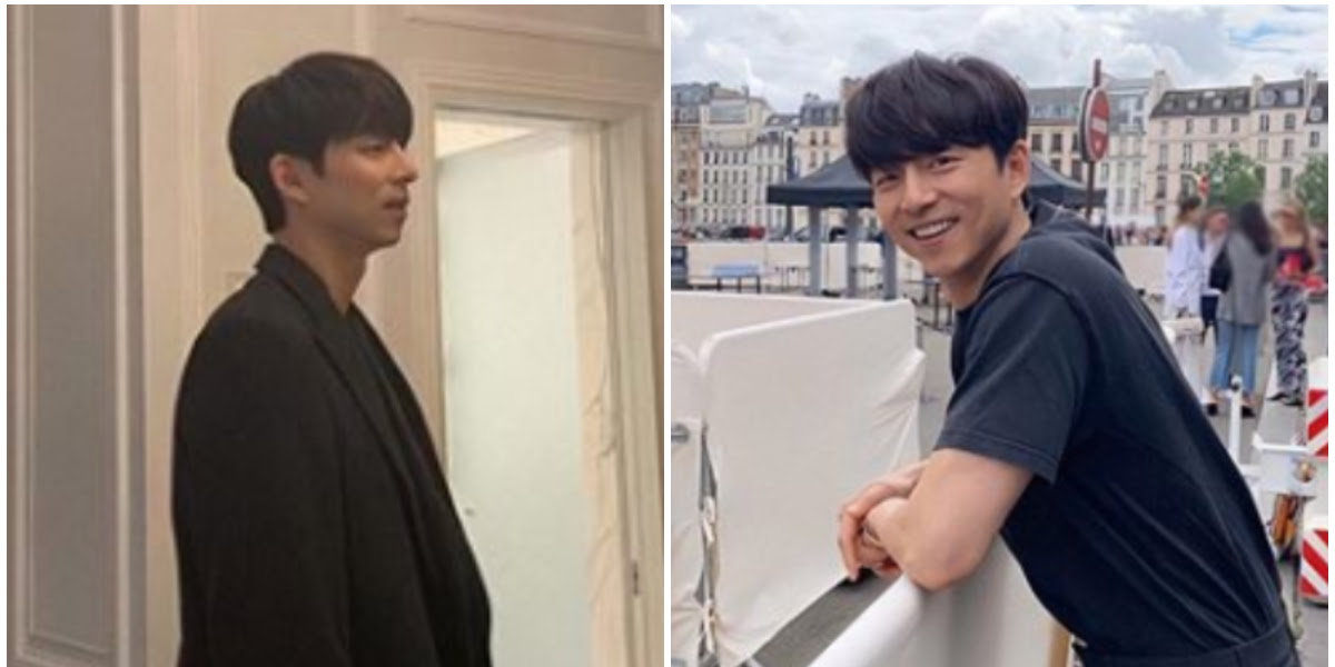 Gong Yoo Spotted Looking Cute with Bangs at the Louis Vuitton Fashion Show  in Paris - Koreaboo