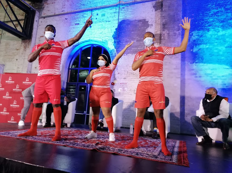 DAZZLING: Chippa United have unveiled their new kit