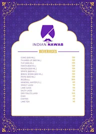 The Indian Nawab menu 2