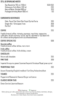 The Lounge menu 3