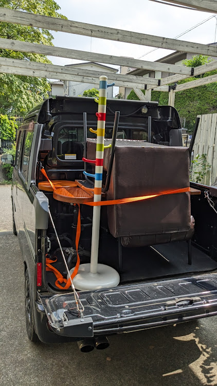 ハイゼットデッキバンの荷物運びに関するカスタム事例の投稿画像1枚目