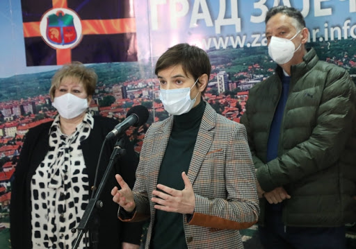 Brnabić: Poseta Zaječaru nije funkcionerska kampanja