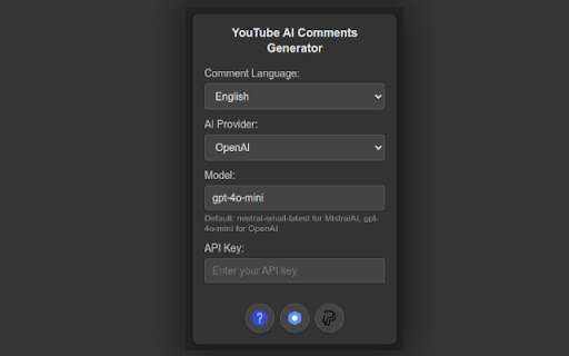 YouTube AI Comments Generator