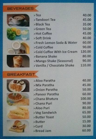 Chaugaan Food Court menu 1