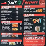 Salt & Peppers menu 1