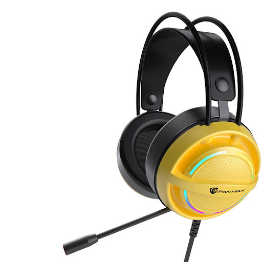 Title 1, Head-Mounted Gaming Headset With Microphone Wir...