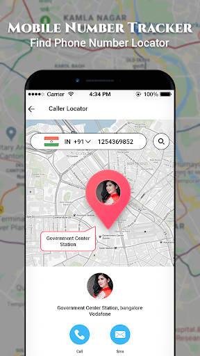 Screenshot Mobile Number Location Tracker