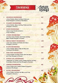 Street Lounge menu 2