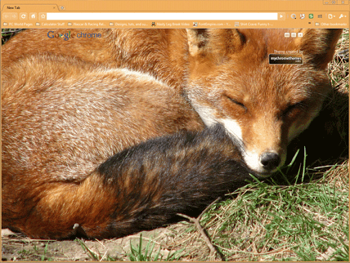 Red Fox Theme screenshot 1