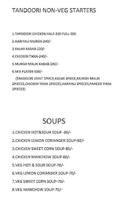 City Heart Food Point menu 1