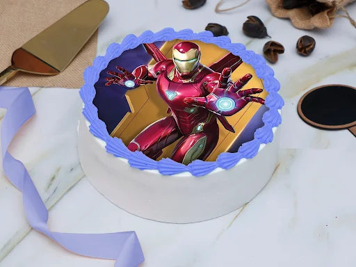 Mark LXXXV Iron Man Photo Cake