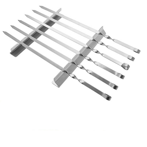 Title 9, 2 Piece Stainless Steel Barbecue Sign Holder Se...