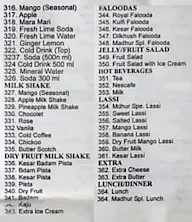 Madhur Hotel menu 8