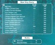 Hyderabadi Dum Biryani menu 1