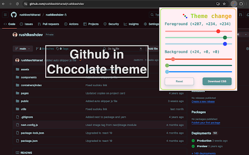 CSS Theme Generator screenshot 2