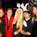 halloween time with the bunny girls at INHOUSE, Taipei in Taipei, Taiwan 