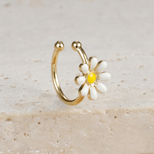 Title 1, Simple Zircon Six-leaf Flower Pendant Earrings ...
