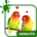 Lovebirds Keyboard + Wallpaper