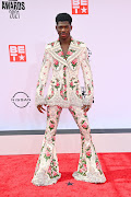 Lil Nas X in Richard Quinn at the 2021 BET Awards.