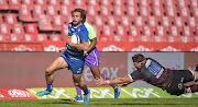 Dan du Plessis of the Stormers during the PRO14 Rainbow Cup SA match between Emirates Lions and DHL Stormers at Emirates Airline Park on May 15, 2021 in Johannesburg, South Africa. 