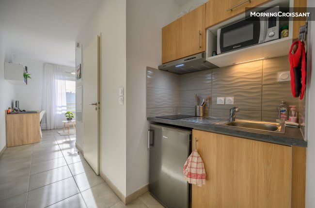 Location meublée appartement 1 pièce 19 m² à Rouen (76000), 554 €