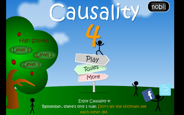 Causality Games chrome extension