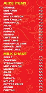 Calicut Cafe Restaurant menu 1