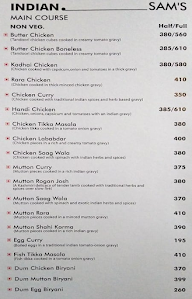 Sams Restaurant menu 8