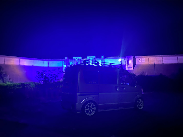 エブリイバンの#カッコつけていこう・teamTSR・土師ダムレーシング・マイビーと久々の再会・明日もカッコつけて頑張って行こう❗️に関するカスタム事例の投稿画像5枚目