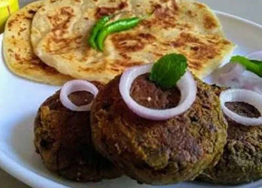 Veg Shami Kebab [2 Pieces] With 2 Paratha