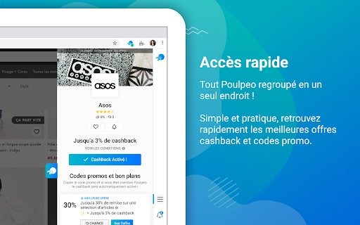 Poulpeo : cashback, réductions et codes promo