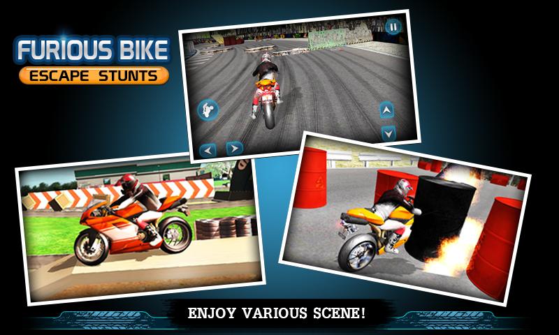Furious Bike Escape Stunts Screen 1