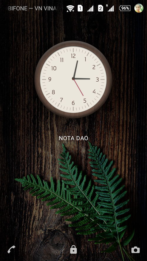 Android application Fern Xperia Theme screenshort