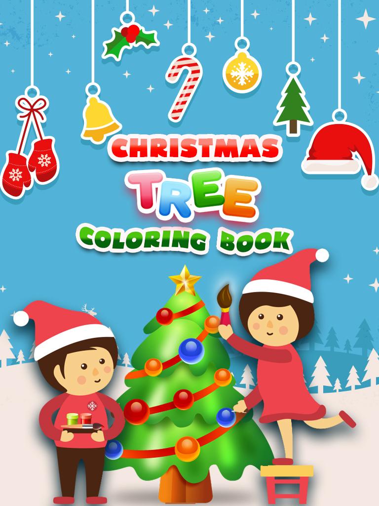 Christmas Tree Coloring Book Screen 2