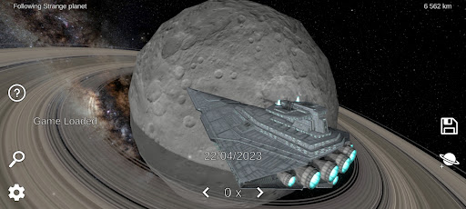 Screenshot Solar System Simulator