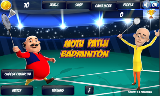 Screenshot Motu Patlu Badminton