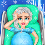 Cover Image of डाउनलोड Ice Princess Pregnant Mom and Baby Care Games 0.4 APK