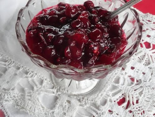 Peach Schnapps Cranberry Sauce