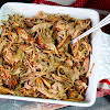 Thumbnail For Pork Shredded After Cooked In The Slow Cooker.