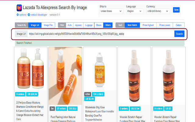 Lazada:: Aliexpress Search By Image