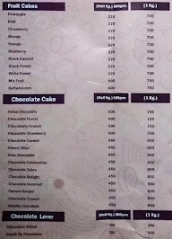 Wholesale Cake Wala menu 1