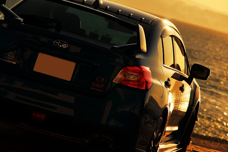 WRX STIの2019ベストショット・朝焼けと愛車・最高の思い出ありがとう・納車1周年に関するカスタム事例の投稿画像1枚目