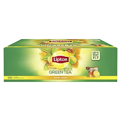 Lipton Honey Lemon Green Tea Bags - 100 n