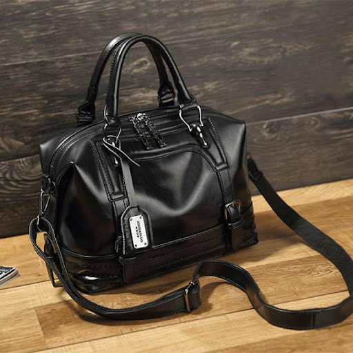 Title 2, Fashion Casual Womens Oil Wax Retro Portable M...