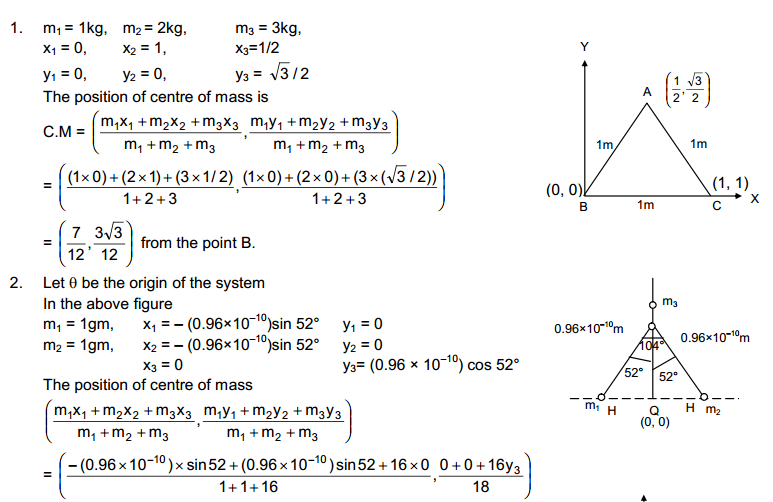  Centre of Mass, Linear Momentum, Collision HC Verma Concepts 