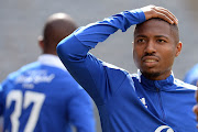 Bandile Shandu of Orlando Pirates at training at Orlando Stadium in Johannesburg on May 17.